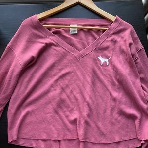 Pink Loose fitting long sleeve